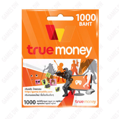 TrueMoney Prepaid Top Up Code 1000Baht泰国钱包预付卡1000泰铢