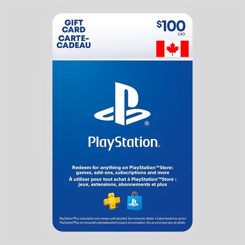 PSN加拿大PSStore礼品卡100CAD
