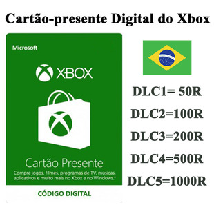 巴西XBOX雷亚尔礼品卡BRL50/100/200 XBOX LIVE GIFT CARD Brazil