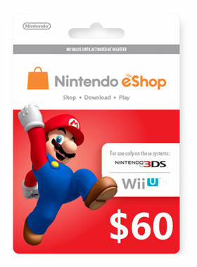 Nintendo USD60 eShop Gift Card (US) 美国任天堂Switch点卡60刀