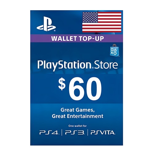 PlayStationStore$60美服点卡