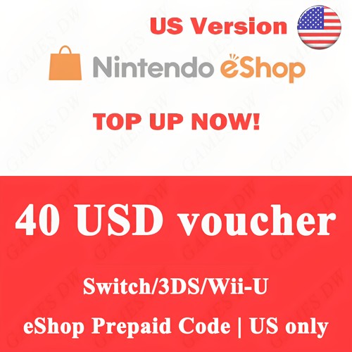 美服任天堂点卡Switch2$40USD