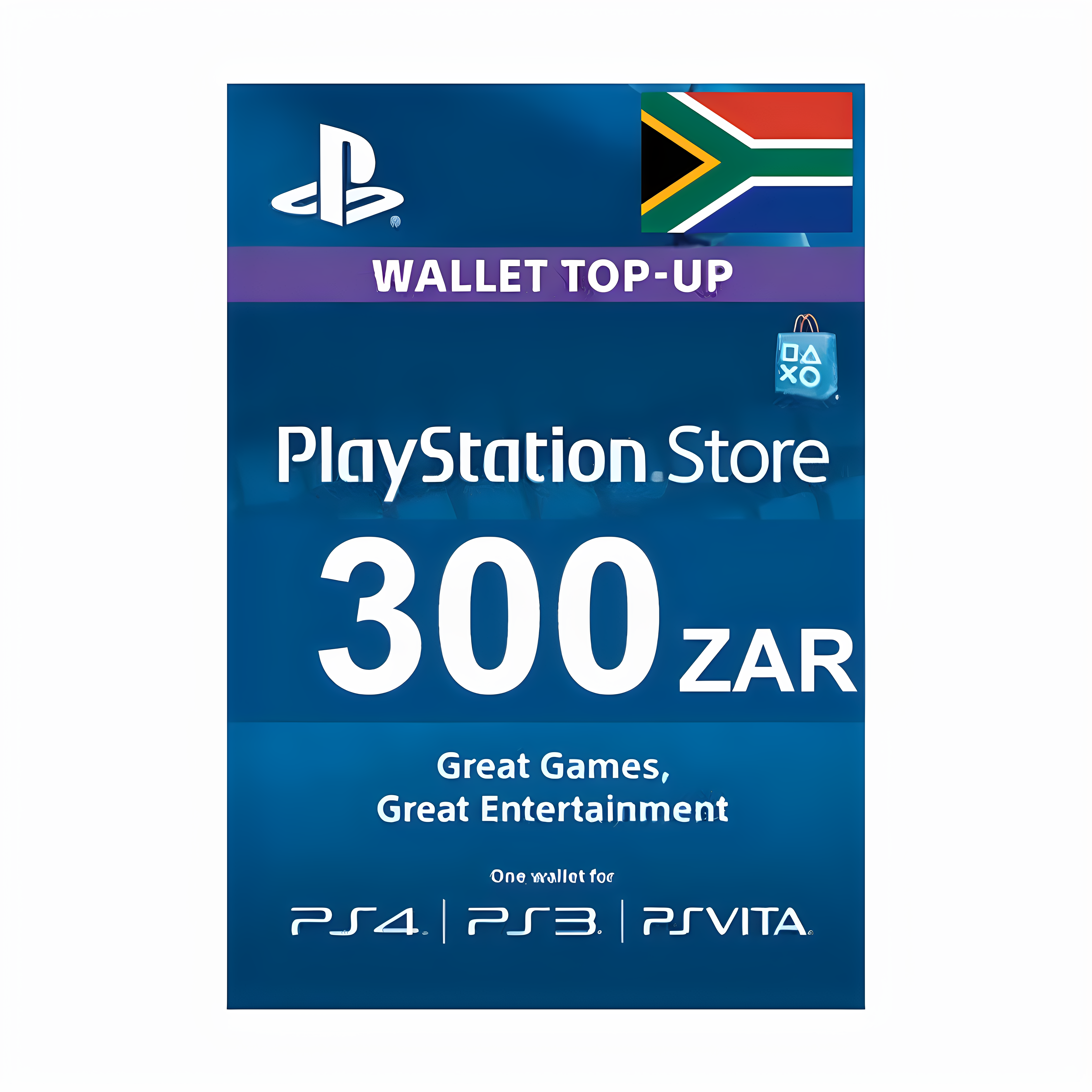 ZAR300 Playstation Store Wallet South Africa 南非PSN兰特点卡