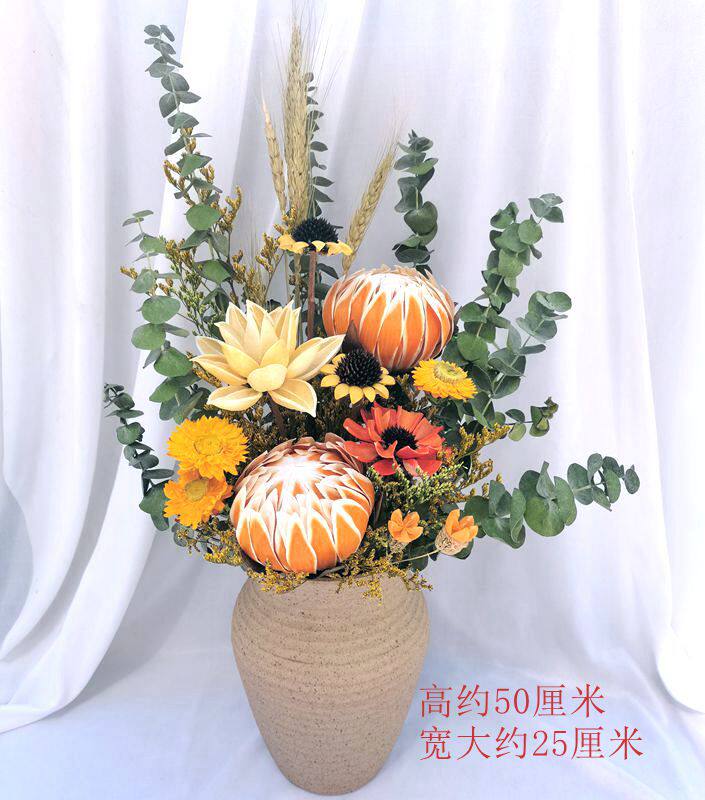 云南干花组合摆设家居装饰客厅餐桌玄关卧室书房花束盆花厂家直销