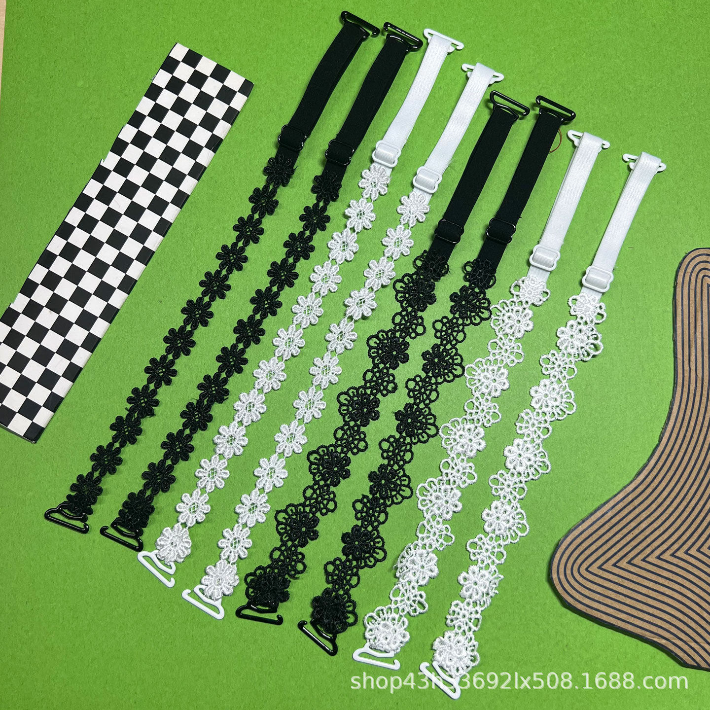 蕾丝花朵带子内衣肩带女无痕性感防滑扣文胸配件可外露百搭美背宽,居家布艺,防走光扣,淘宝优惠券,粉丝福利购,淘宝优惠卷