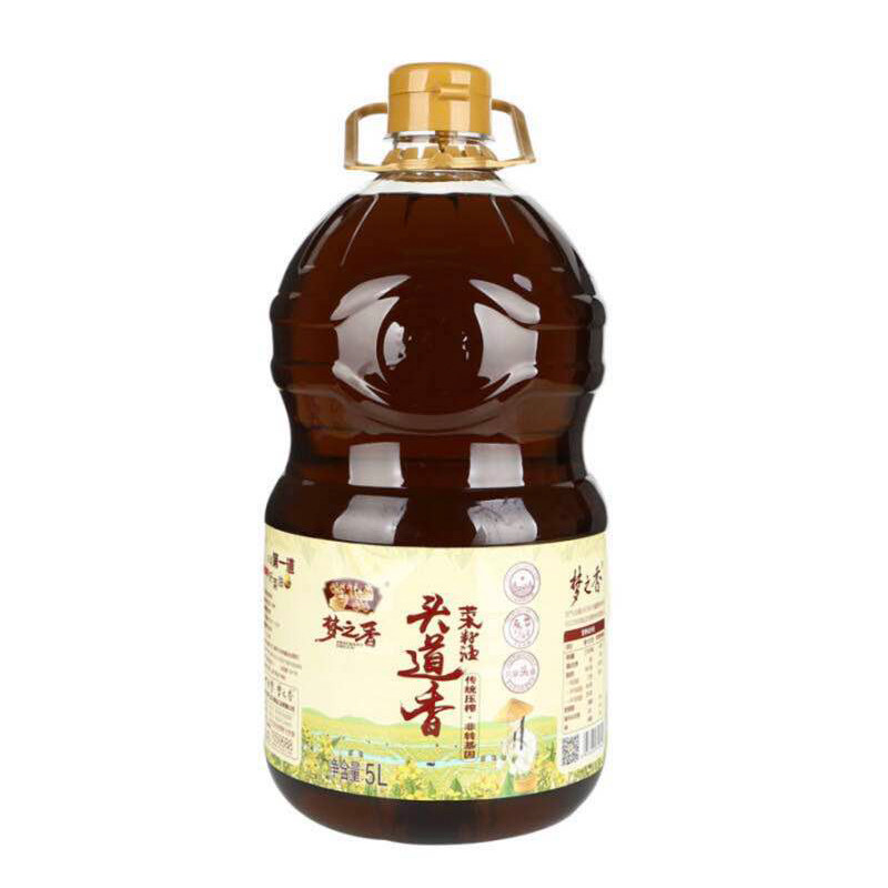 梦之香菜籽油现榨现卖头道香菜籽油传统压榨非转基因油5L