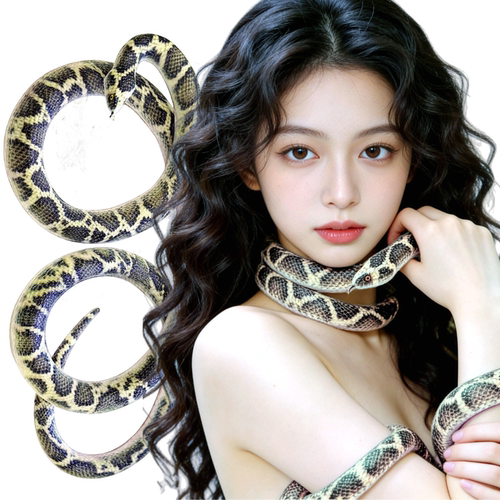 彩印大号软胶仿真蟒蛇包邮