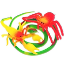 软胶仿真蛇眼镜蛇蝎子蜘蛛大号昆虫假动物幼儿园儿童吓人玩具模型