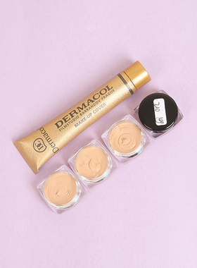 Dermacol黛玛蔻遮瑕膏小样3个1克装 小金管遮瑕膏试用装1g2g 包邮