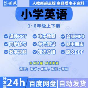 人教新起点版SL小学英语一二三四五六年级教案课件PPT资料电子版