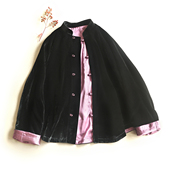 休闲唐装 云澍原创 新款 改良真丝绒国风外套女春季 女 新中式