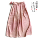 桑蚕丝休闲裤 女夏季 子 轻国风宽松阔腿长裤 云澍原创真丝花罗新中式