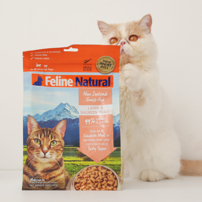 新西兰进口k9无谷物脱水鲜肉冻干全猫粮幼猫成猫发腮增肥320g