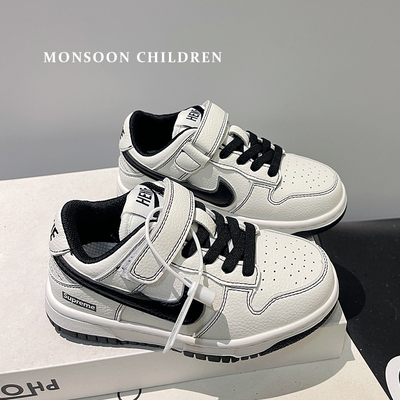 推荐儿童板鞋2025新款男童低帮女童鸳鸯鞋街舞潮鞋春秋新款运动鞋