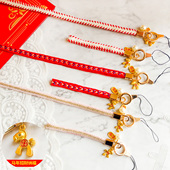 木兮编织红色新年马年手机链喜庆招财心想事成挂件斜跨挂脖手腕绳