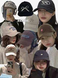 美式复古校园风ins网红复古辣妹甜酷字母韩国明星同款潮牌棒球帽