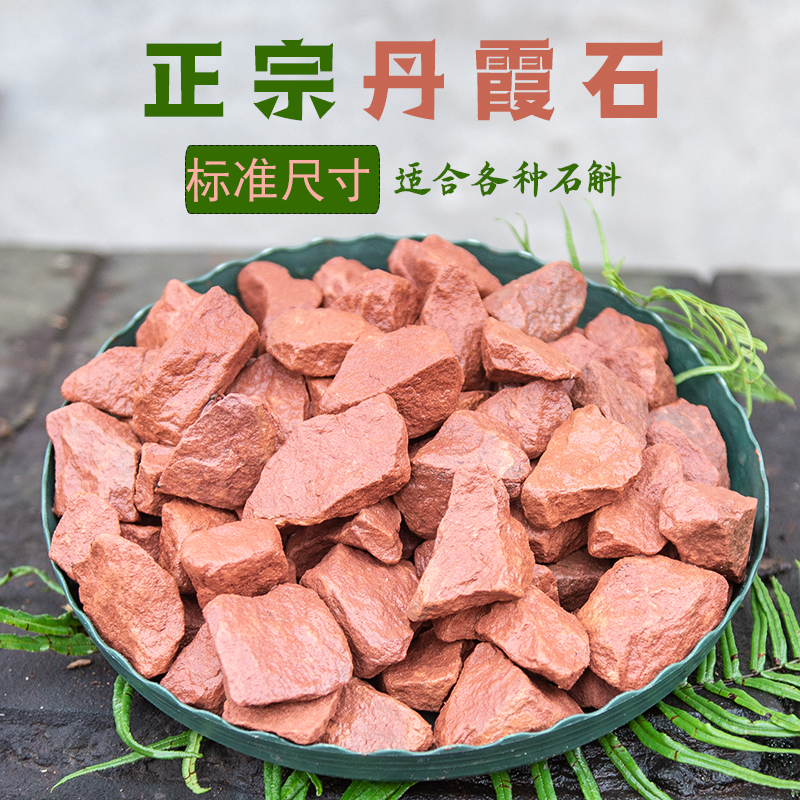 真正的 赤水丹霞石碎石原石头 种石斛的基质土 通风透气 不烂根