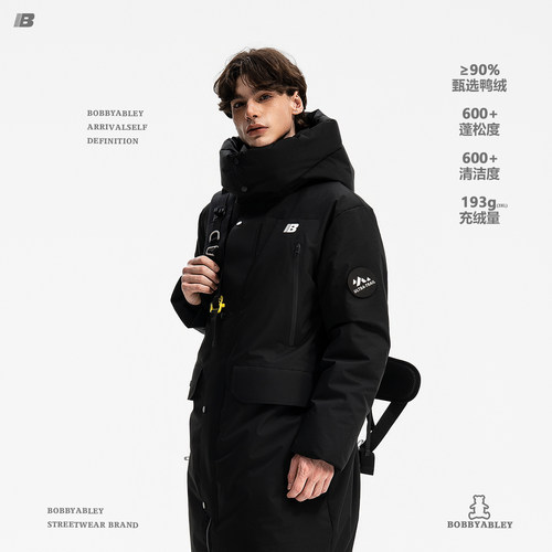 BOBBYABLEY中长款保暖羽绒服