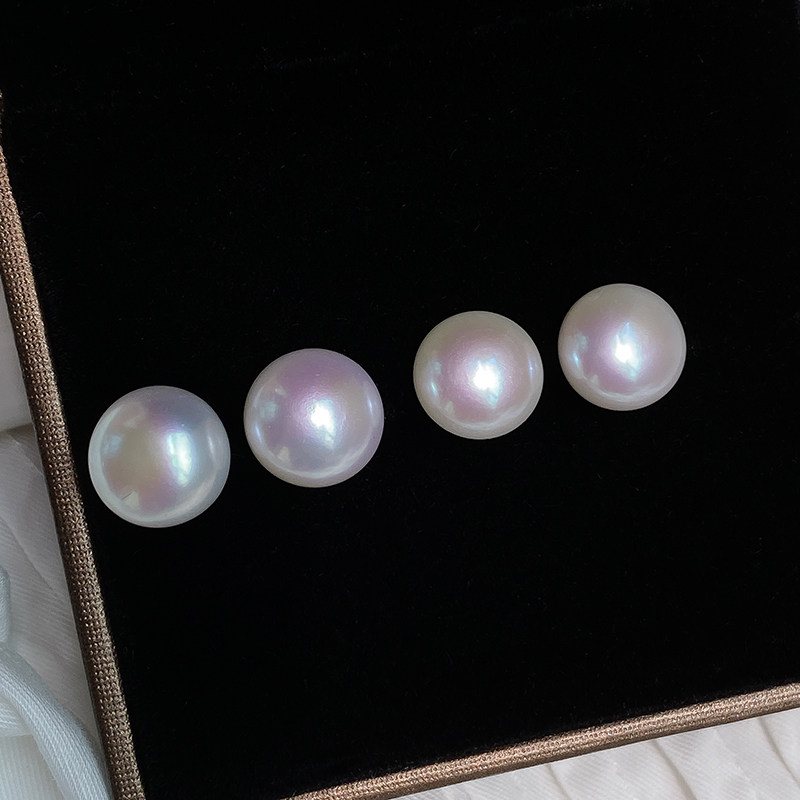 灯泡镜面光泽天然淡水珍珠14K包金耳钉法式复古小众高级感耳饰女,饰品/流行首饰/时尚饰品新,耳钉,淘宝优惠券,粉丝福利购,淘宝优惠卷