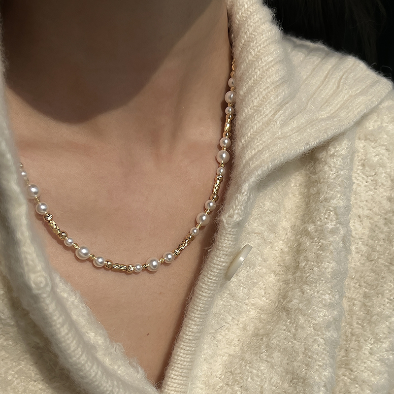 星光熠熠施家强光珍珠项链女