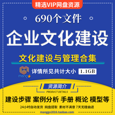 企业文化建设设计策划方案手册