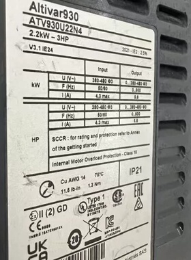 施耐德变频器 ATV930U22N4--议价商品
