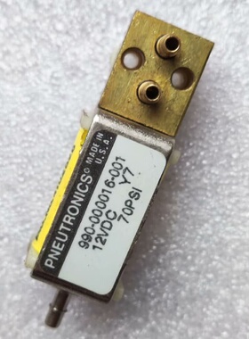 拆机美国PNEUTRONICS三通直流电磁阀990-0000--议价商品