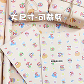 素材纸 纸卡通可爱书皮高颜值ins生日礼品礼物包装 新款 蜘蛛侠包装