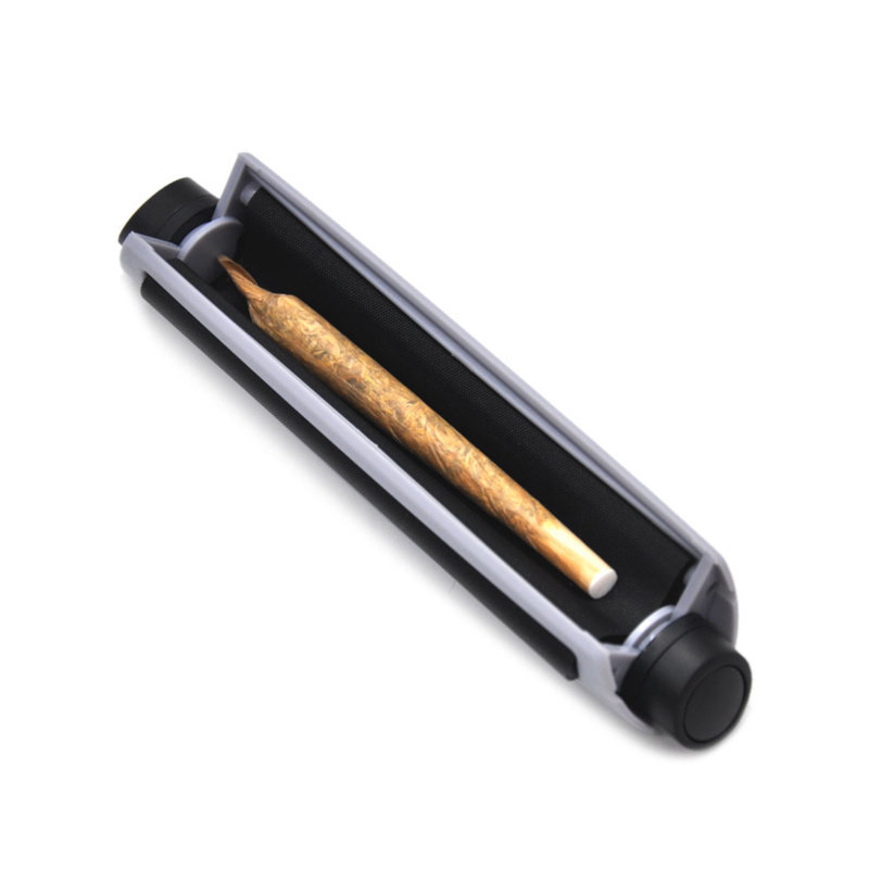 手卷配件 卷烟器 便携卷烟 塑料卷烟器 110mm 基本款 ！灰黑色！
