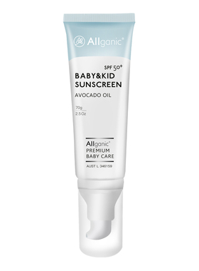 Allganic天然有机婴儿物理防晒霜儿童防晒乳液宝宝孕妇清爽隔离UV