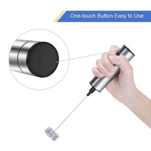 커피 우유 거품기 우유 거품기 가정용 전기 미니 거품기 우유 휴대용 교반기 배터리 모델