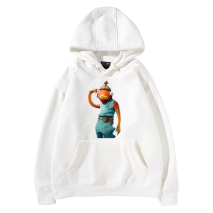 堡垒之夜联名Fortnite游戏周边男女情侣装秋冬款宽松休闲连帽卫衣