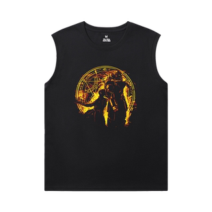 钢之炼金术师等价交换人造人爱德华动漫周边短袖t恤衫男背心衣服