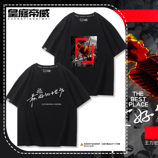王力宏2025年巡回演唱会周边短袖T恤男女夏季纯棉宽松半袖潮流