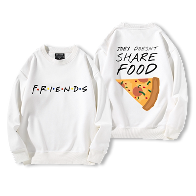 老友记经典Joey doesn't share food卫衣smelly cat秋冬加绒外套