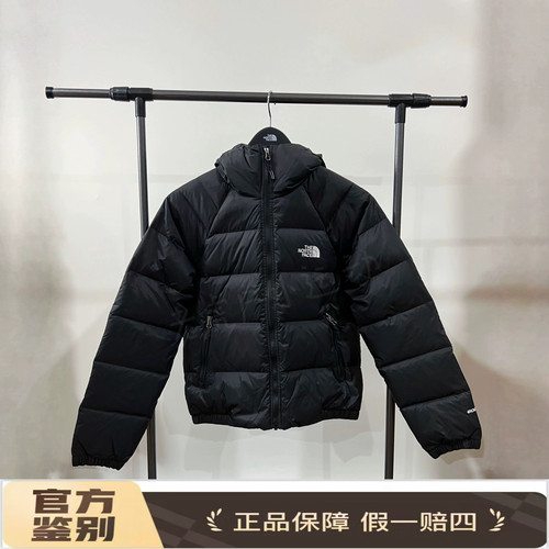 北面THE NORTH FACE 连帽羽绒服 防风防水 女款 黑色NF0A7QVV-jk3