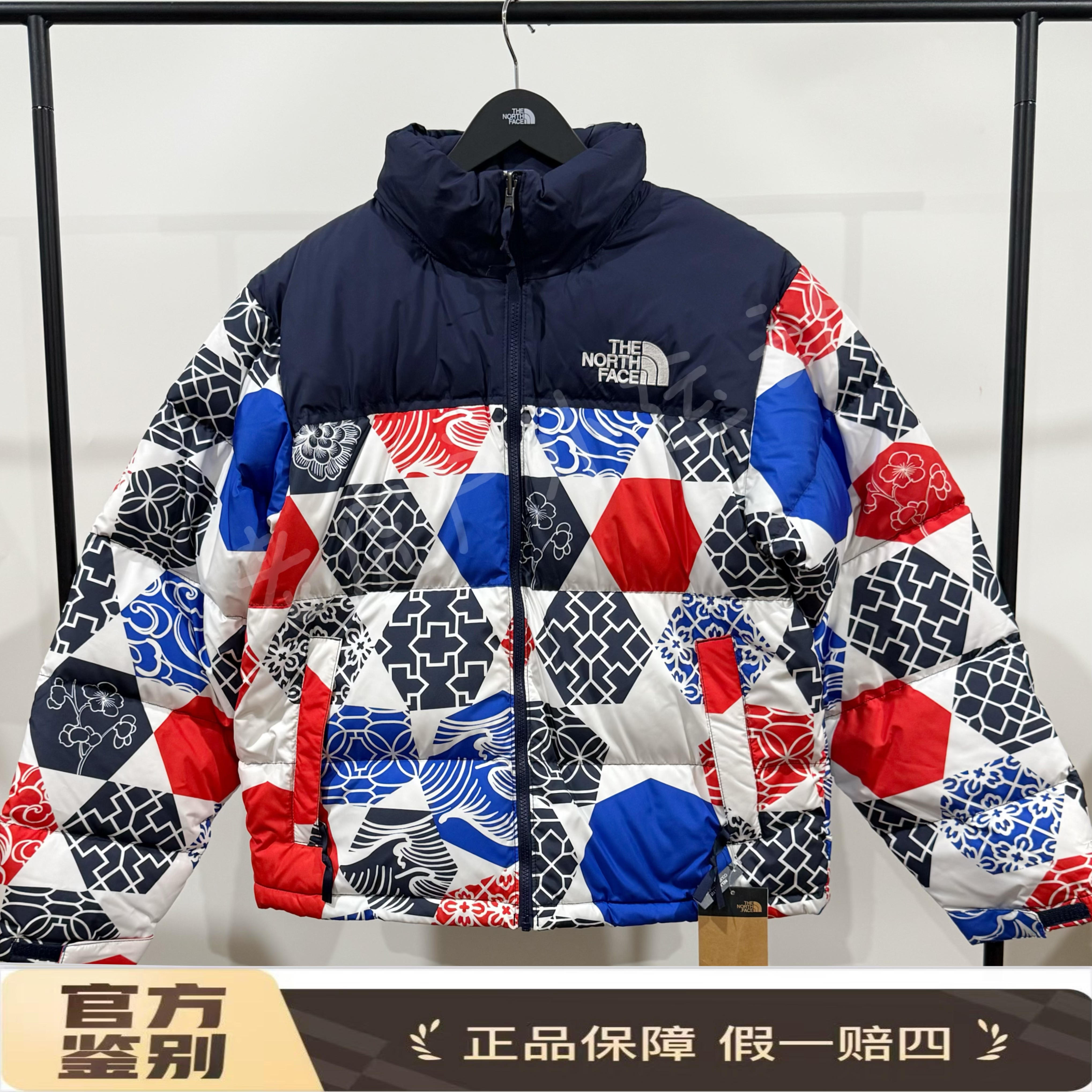 北面THE NORTH FACE 1996系列冬奥会限定保暖连帽羽绒服 NF0A5IX4