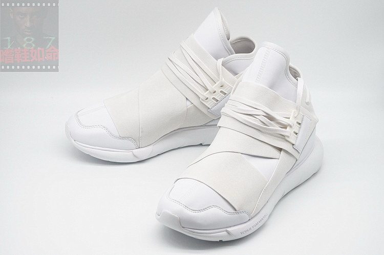 【嗜鞋如命】ADIDAS Y-3 QASA HIGH 白武士 忍者 休闲鞋 AQ5500