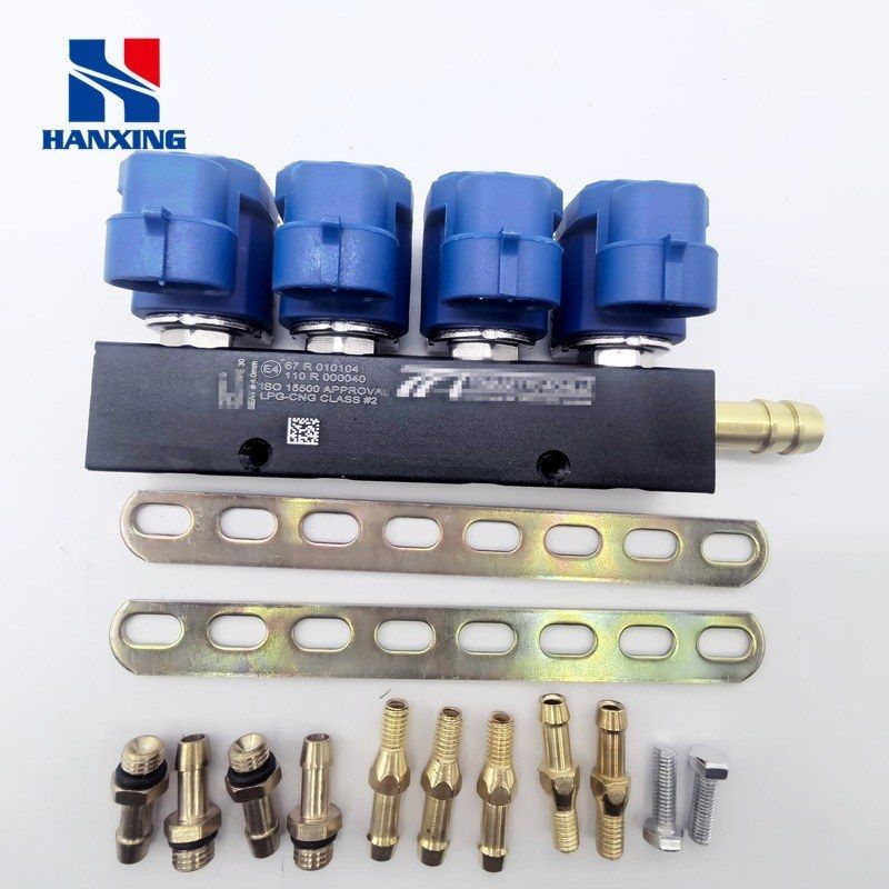 LPG/CNG汽车油改气改装蓝色线圈托马喷轨燃气汽车配件