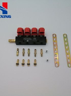 LPG/CNG汽车油改气改装红色VTK喷轨燃气汽车配件