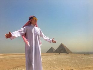 拍照舞会服装迪拜长袍白袍中东阿拉伯国家王子沙特迪拜服饰