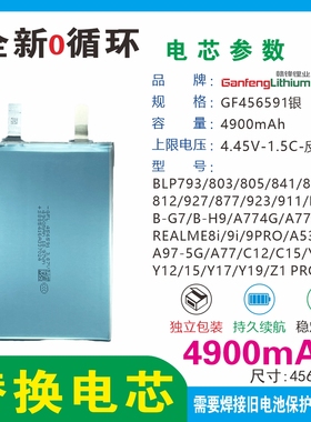 适用于OPPO  A55（5G）A54 A32 A93 A93S电芯BLP805赣锋456591