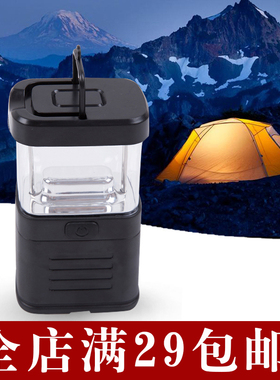 户外野营帐篷小马灯营地照明灯 挂式应急露营帐篷灯11led超亮渔具