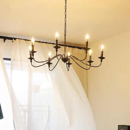 暗黑系简约客厅创意个性黑色吊灯