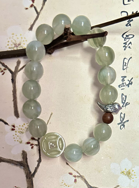 【缥碧】growthring原创复古绿招财财串珠小众显白显高级