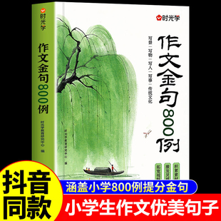 时光学作文金句800例 语文作文素材满分作文金句摘抄语录句子积累时文精粹小学生优秀作文大全高分作文写作技巧每日一练小学作文书