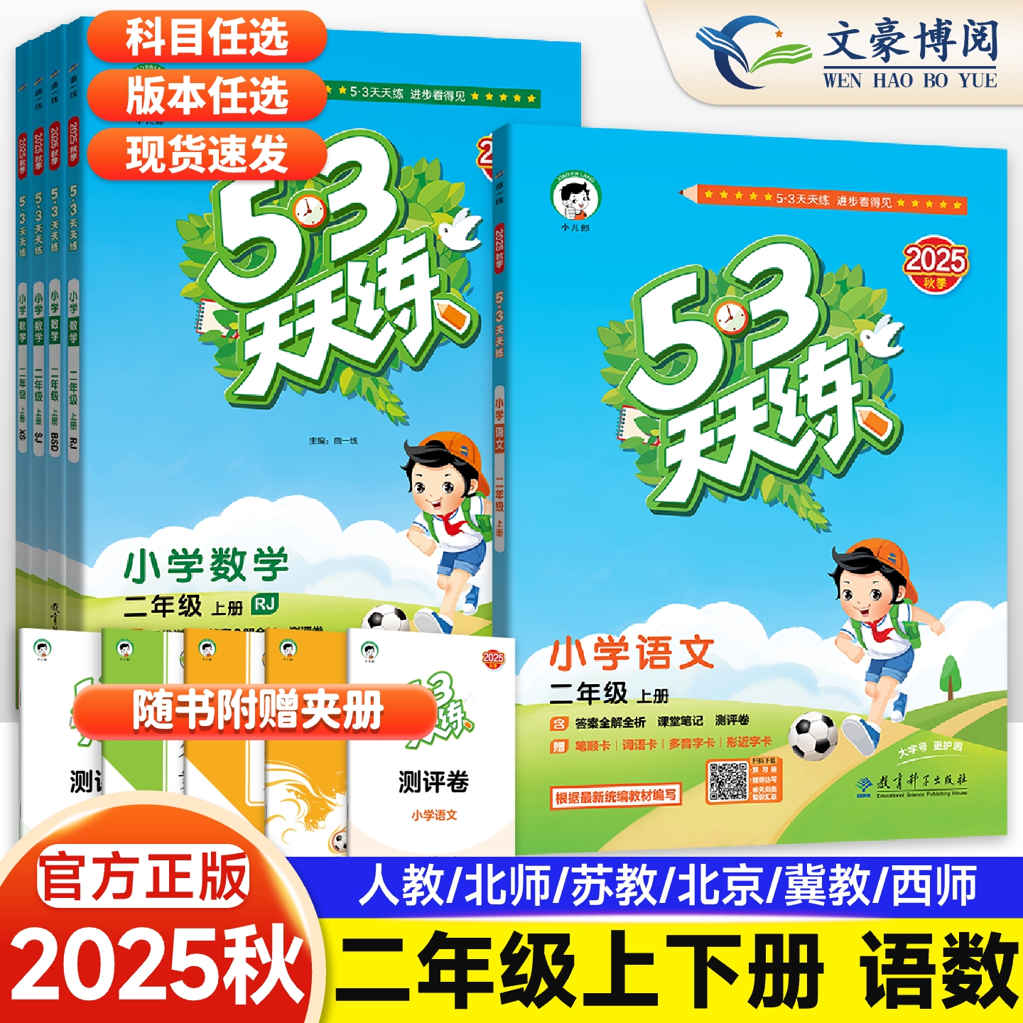 53天天练二年级上册语数