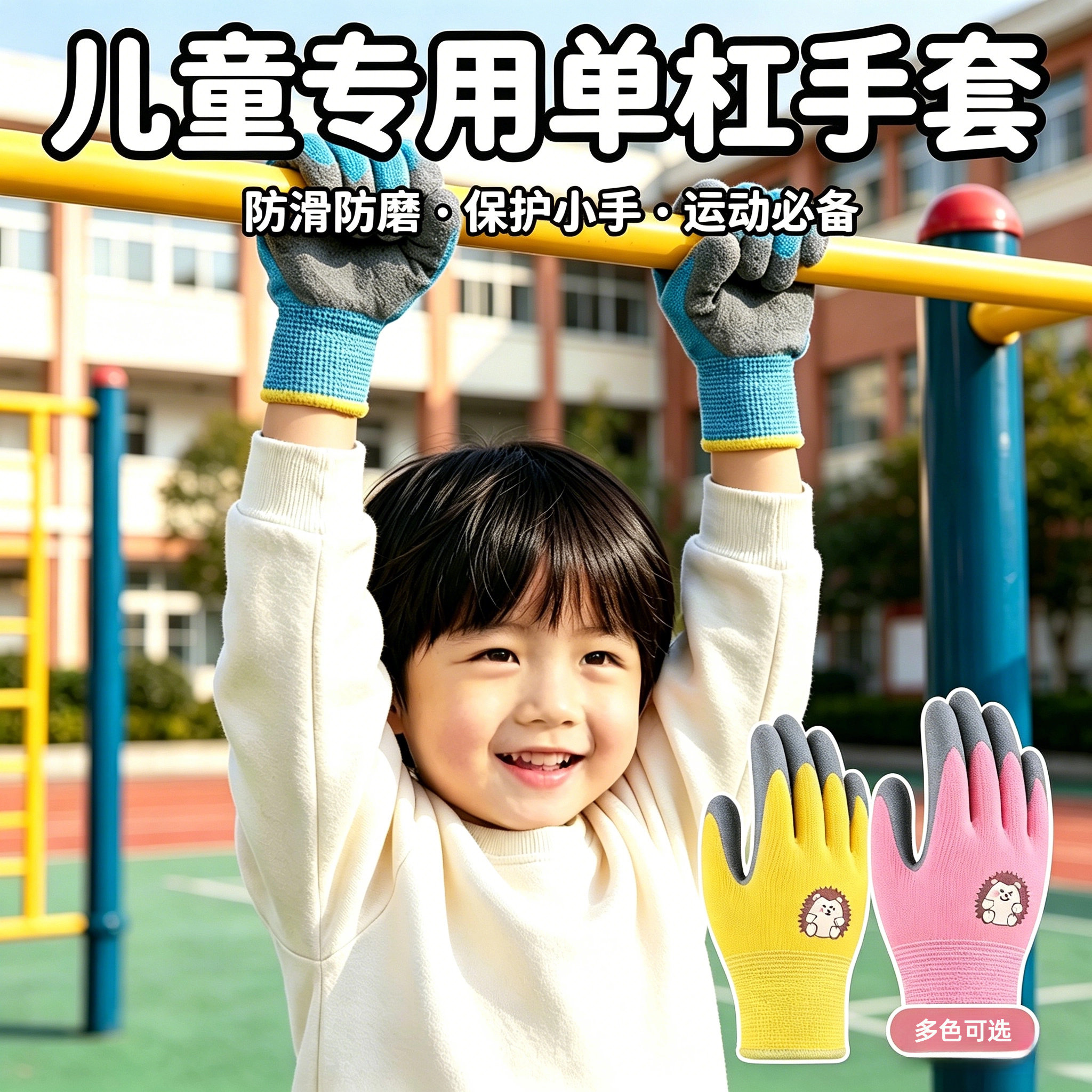 燕王儿童单杠防滑手套引体向上专图片