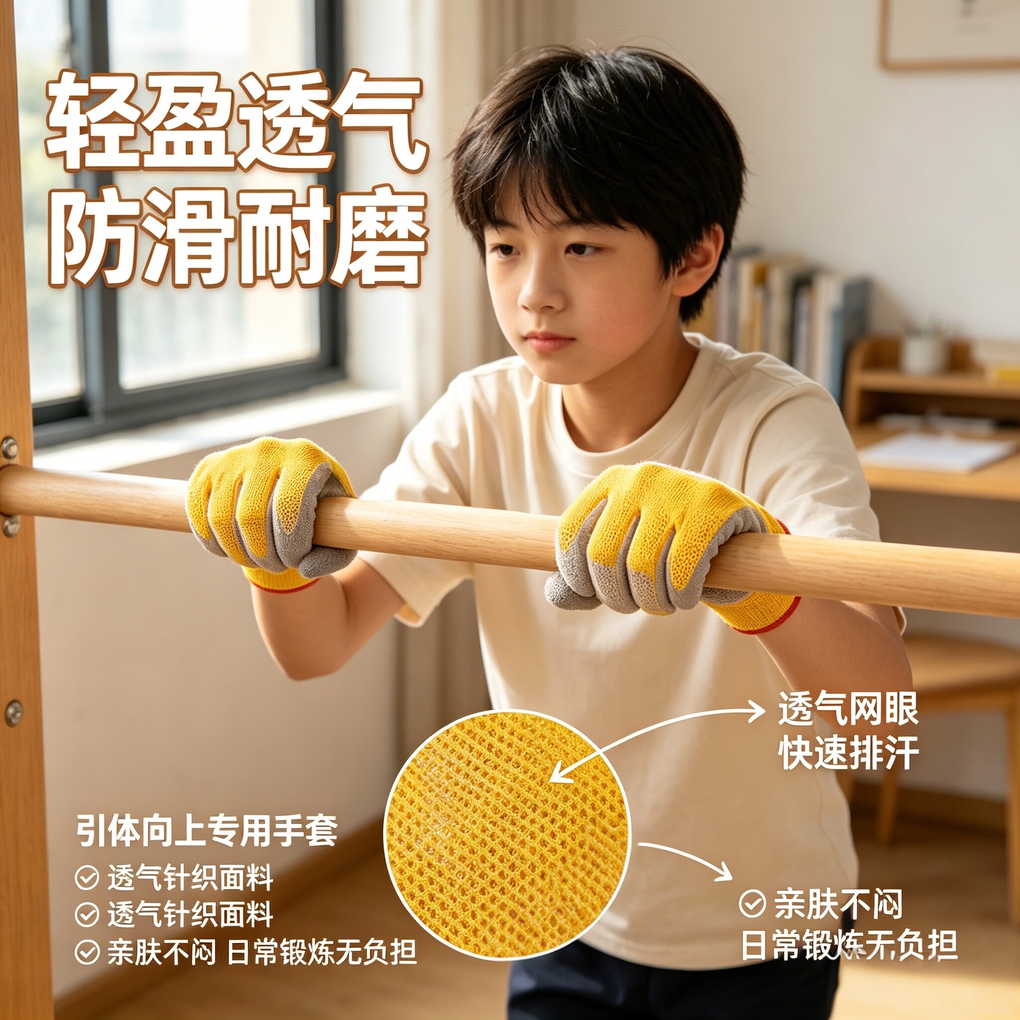 中大童单杠防滑防茧耐磨手套图片