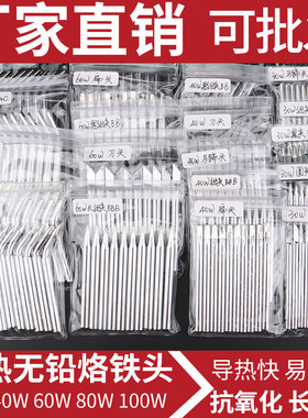 助攻手外热式烙铁头30W40W60W